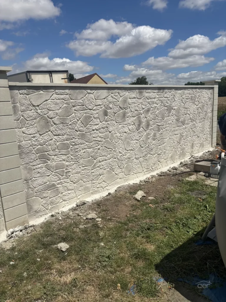Travaux de façade en Île-de-France - Entreprise AER - Façades en imitation pierre : découvrez nos réalisations et notre savoir-faire - Huitième type d'imitation