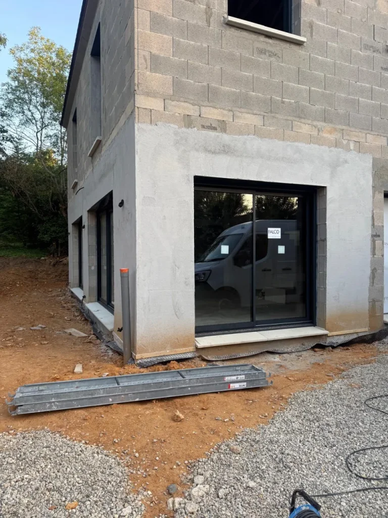 Travaux de façade en Île-de-France - Entreprise AER - Pose de parement mural extérieur à Verrières le buisson (91) - Sous-couche